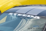 Steeda Windshield Decal - Silver